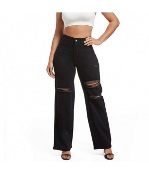 Hot Selling High Quality Women's Pants Trousers Loose Straight Stretch Pants